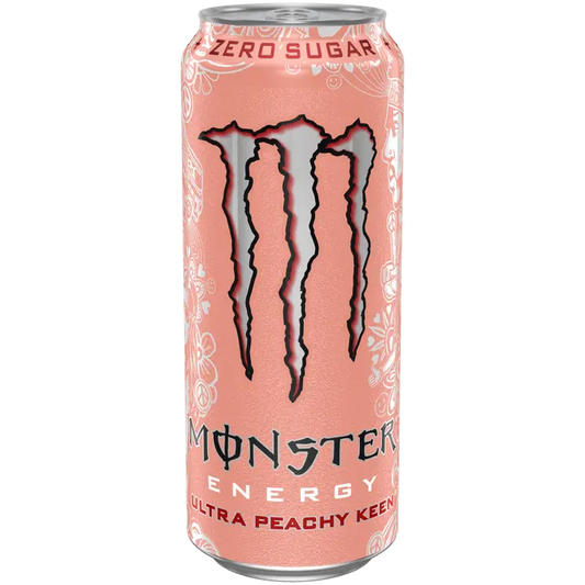Monster Energy Ultra Peachy Keen energiajuoma tölkki 0,5 L｜Monster Energy Ultra Peachy Kee 能量饮料罐 0,5 L