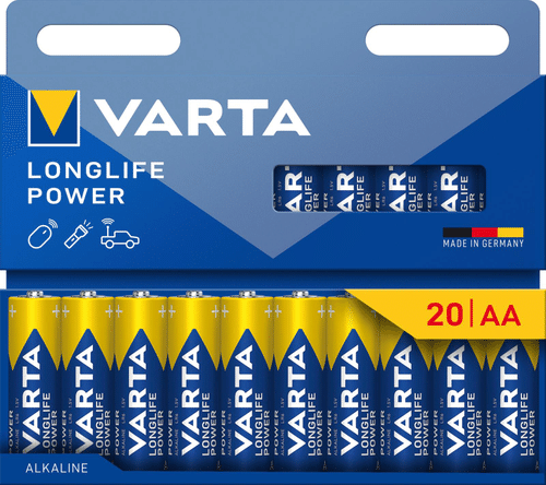Varta 长效电源AA电池 20pack