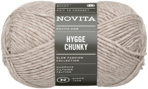 Novita 线 Hygge Chunky 100g 沙子 060