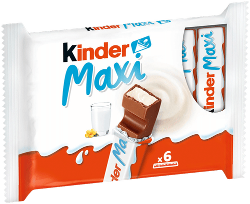 Kinder Maxi牛奶巧克力奶味夹心126克（6块）