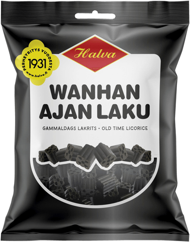 Halva 老式甘草糖 330g｜Halva Wanhan ajan laku 330g