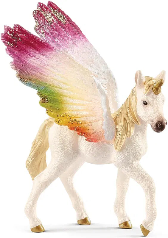 Schleich 带翅膀彩虹独角兽小马｜schleich® Siivekäs Sateenkaari yksisarvisvarsa