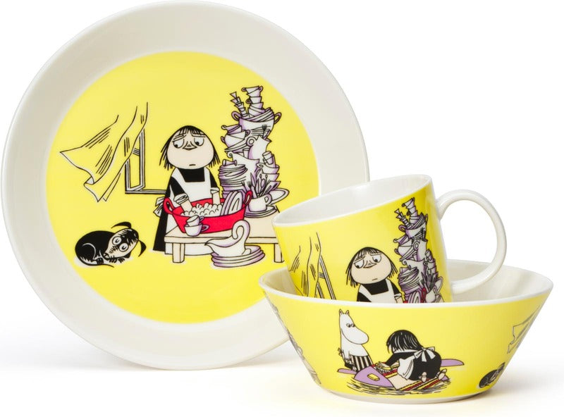 Moomin Arabia 芬兰 姆明 盘子 小美 19厘米 黄色｜Moomin Arabia Finland Muumi Lautanen Miisa 19 cm keltainen