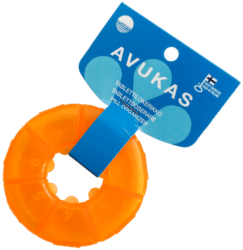 Avukas 圆形药片收纳盒 7 lokeroa