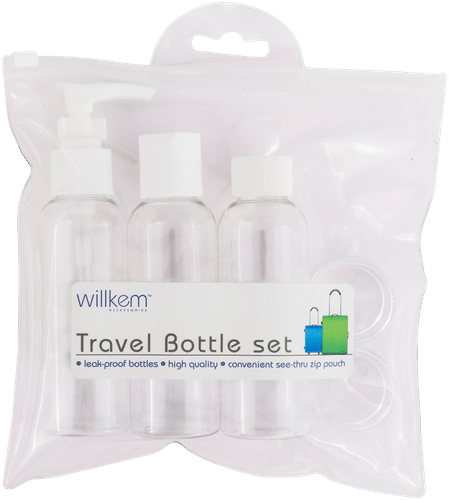 Willkem Accessories 旅行分装瓶套装，5件套