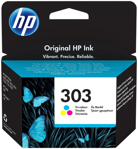 HP mustepatruuna 303 - kolmiväri