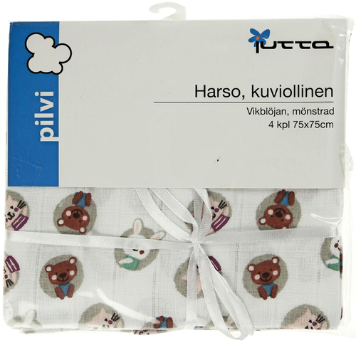 Jutta 印花纱布 4片/包