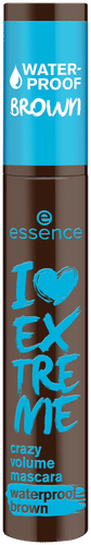 Essence I LOVE EXTREME 浓密卷翘防水睫毛膏 棕色01 舒适棕 12 ml