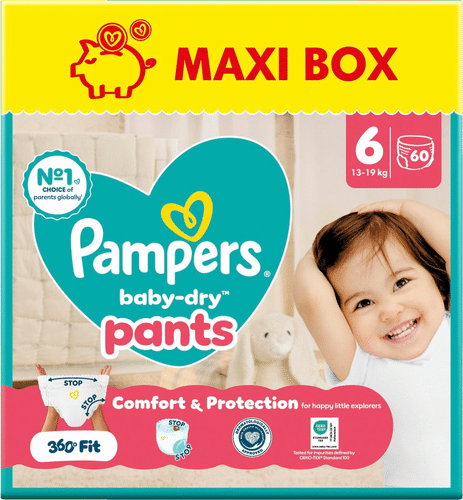 Pampers BabyDry 拉拉裤 S6 13-19kg 60片