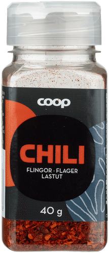 Coop 辣椒片 40g｜Coop chililastut 40g