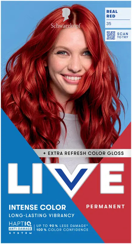 Schwarzkopf LIVE 35 真红｜Schwarzkopf LIVE 35 Real Red
