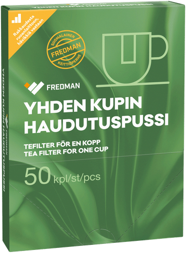 Fredman yhden kupin teenhaudutuspussi 50kpl｜Fredman 一杯茶浸泡袋 50kpl