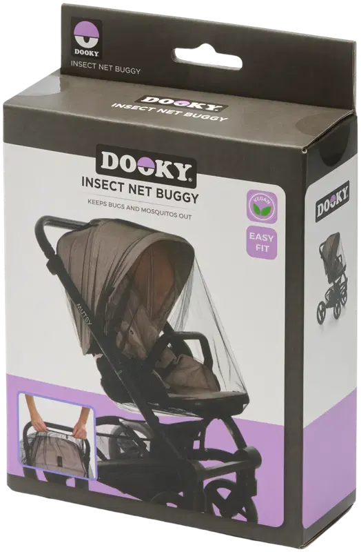 Dooky 黑色自行车防虫网｜Dooky Hyönteisverkko Rattaisiin Musta