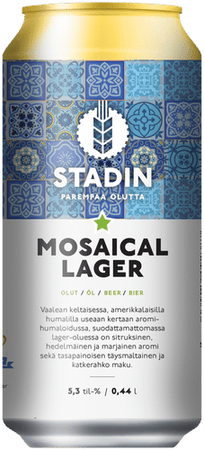 Stadin Panimo Oy Stadin Mosaical Lager 5,3% 0,44l
