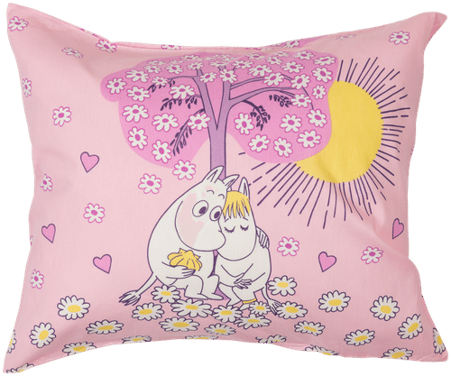 Moomin Arabia 姆明枕套 50x60cm 心形手 GOTS
