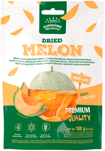 Sunshine Delights Kuivattu meloni 100g