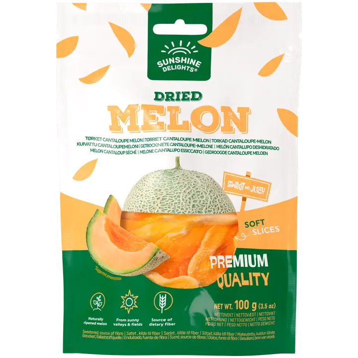 Sunshine Delights Kuivattu meloni 100g-Sunshine Delights 冬瓜干 100g