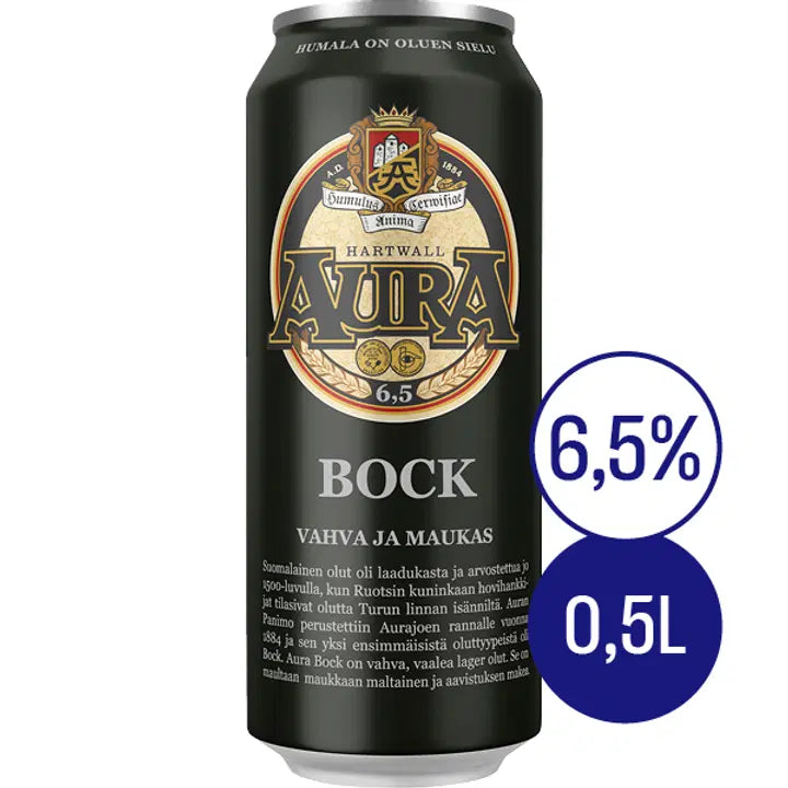 Aura 博克饮料 6.5% 0,5 l｜Aura Bock olut 6,5% 0,5 l