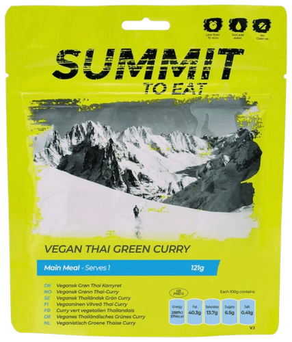 Summit To Eat Vegaaninen vihreä thai curry retkiateria