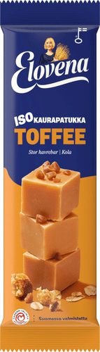 Elovena 48g toffee iso kaurapatukka｜Elovena isot patukat Elovena 48g 太妃糖 大燕麦棒