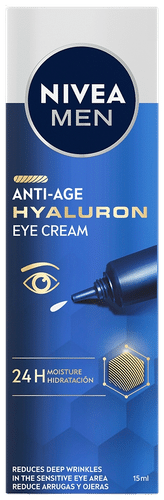 NIVEA MEN 15ml Anti-Age Hyaluron Eye Cream -silmänympärysvoide 15ml