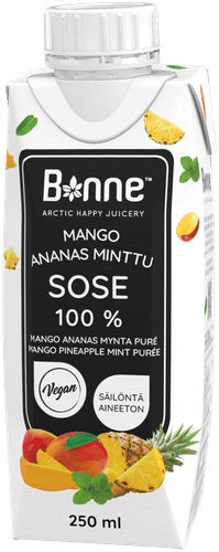 Bonne 芒果菠萝薄荷果泥100% 250ml