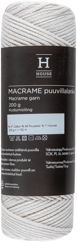 House Macrame线 212147 200克 米白 97464
