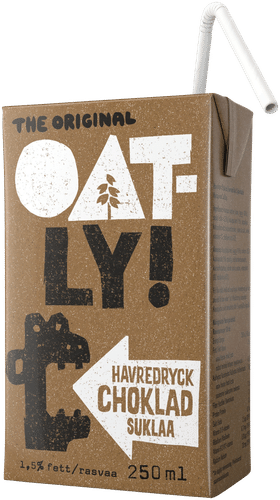Oatly 燕麦巧克力饮品 2.5分升｜Oatly Kaurajuoma Suklaa 2,5dl