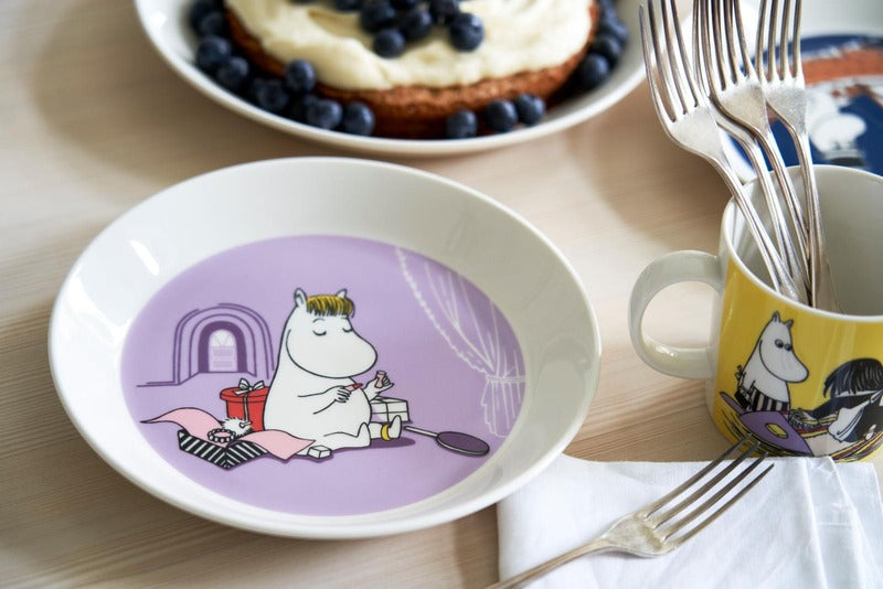 Moomin Arabia 姆明盘子 小美 19厘米 紫色｜Moomin Arabia Muumi Lautanen Niiskuneiti 19 cm liila
