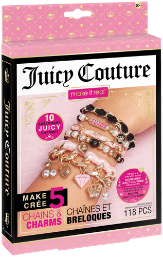 Make It Real Juicy Couture Rannekorujen valmistussetti, erilaisia