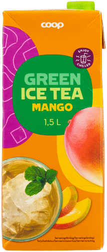Coop vihreä jäätee mango 1,5l｜Coop 绿茶芒果冰茶 1,5l