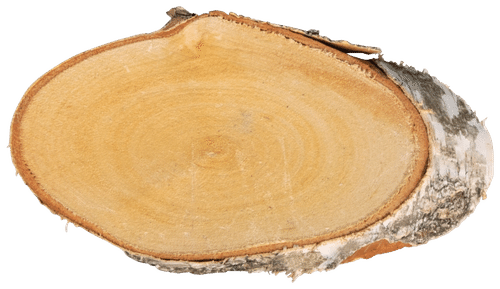 Rayher Hobby koivuviipale soikea naturaalinen, korkeus 21-23cm x 10cm x 2cm, laukku 1kpl