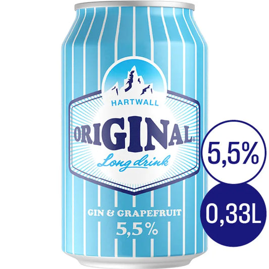 Hartwall Original Long Drink 5,5% 0,33 l｜Hartwall Original Long Drink 5.5% 0,33 l