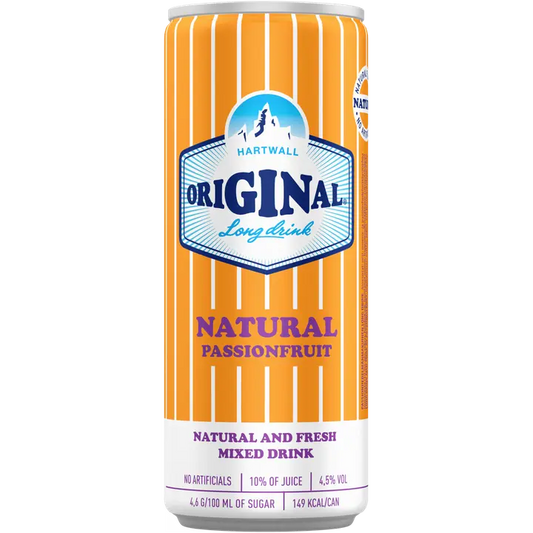 Hartwall Original Long Drink Passionfruit 4,5% 0,33 l｜Hartwall Original Long Drink 百香果 4.5% 0,33 l