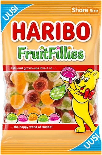 Haribo FruitFillies 250g糖果袋