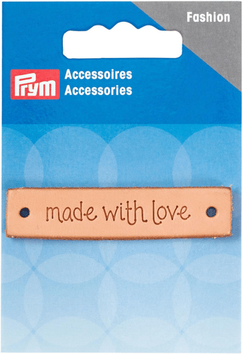 Prym 皮革标签 Made with love
