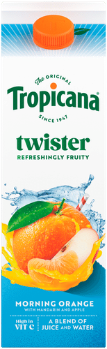 Tropicana Twister Morning Orange mehujuoma 1L｜Tropicana 扭扭晨橙汁饮料 1L