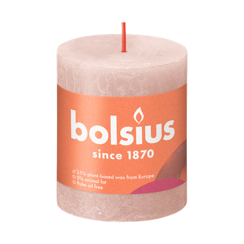 Bolsius 乡村风格PK 80/68 雾粉｜Bolsius RUSTIIKKI PK 80/68 MISTY PINK