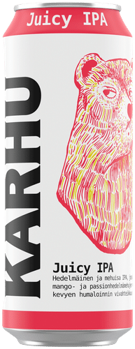 Karhu Juicy IPA olut 4,6 % tölkki 0,5 L