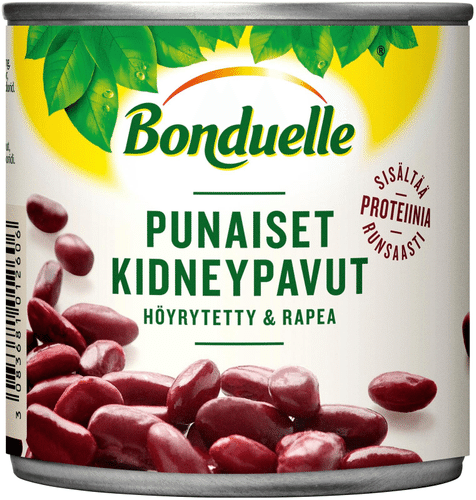 Bonduelle 310g/250g punaisia kidneypapuja höyrytetty&rapea