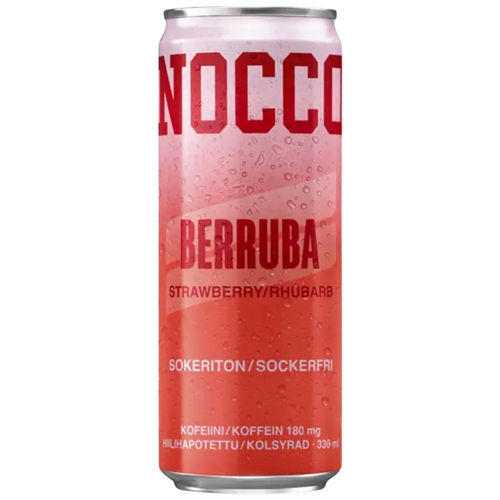 NOCCO BCAA Berruba hiilihapotettu energiajuoma 330ml｜Nocco BCAA Berruba 碳酸能量饮料 330ml