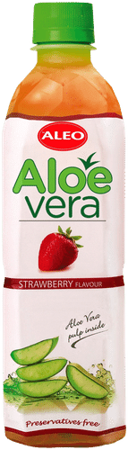 ALEO 芦荟饮品 草莓味 500ml