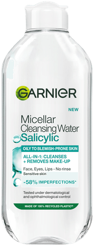 Garnier SkinActive 卡尼尔胶束水杨酸卸妆水 400 ml