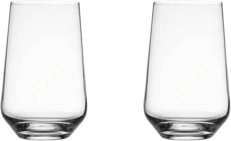 Iittala 艾森斯水杯 55cl 2件 透明｜Iittala Juomalasit Essence 55cl 2 kpl kirkas