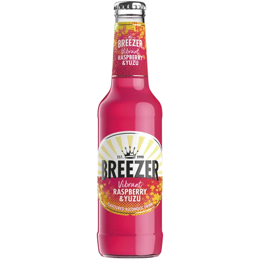 Breezer Vadelma&Yuzu juomasekoitus 4 % lasipullo 0,275 L｜Breezer 覆盆子&柚子混合饮料 4% 玻璃瓶 0,275 L