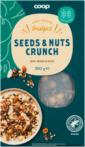 Coop mysli siemeniä ja pähkinöitä 350 g｜Coop 籽仁坚果麦片 350g
