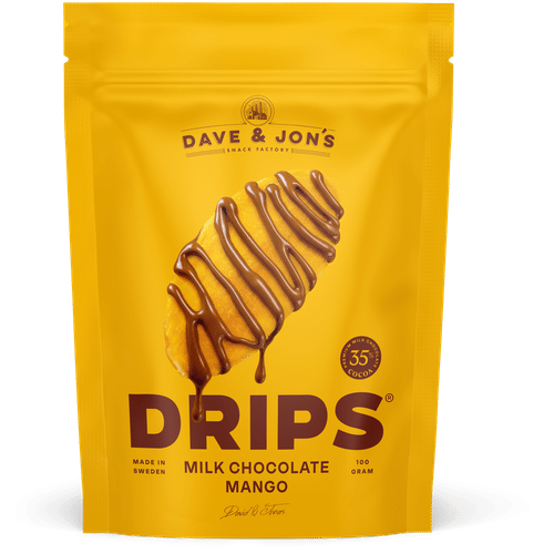 Dave & Jon´s DRIPS Mangoja maitosuklaalla