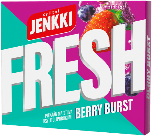 Jenkki Fresh Berry Burst 木糖醇口香糖 32g