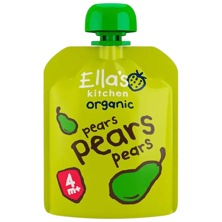 Ella's Kitchen Päärynää päärynäsose LUOMU 70g｜Ella´s Kitchen Ella's Kitchen 有机梨梨泥 70g