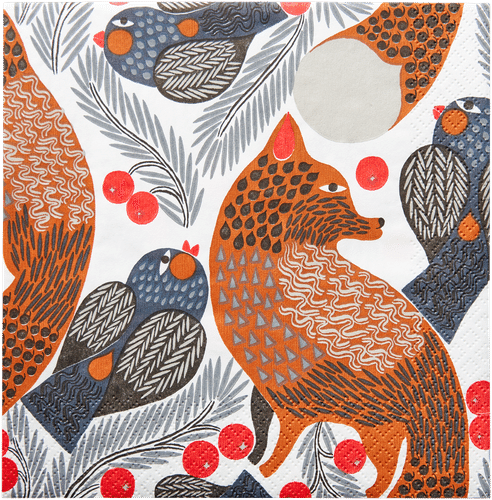 Marimekko 越橘莓餐巾 20张/24cm